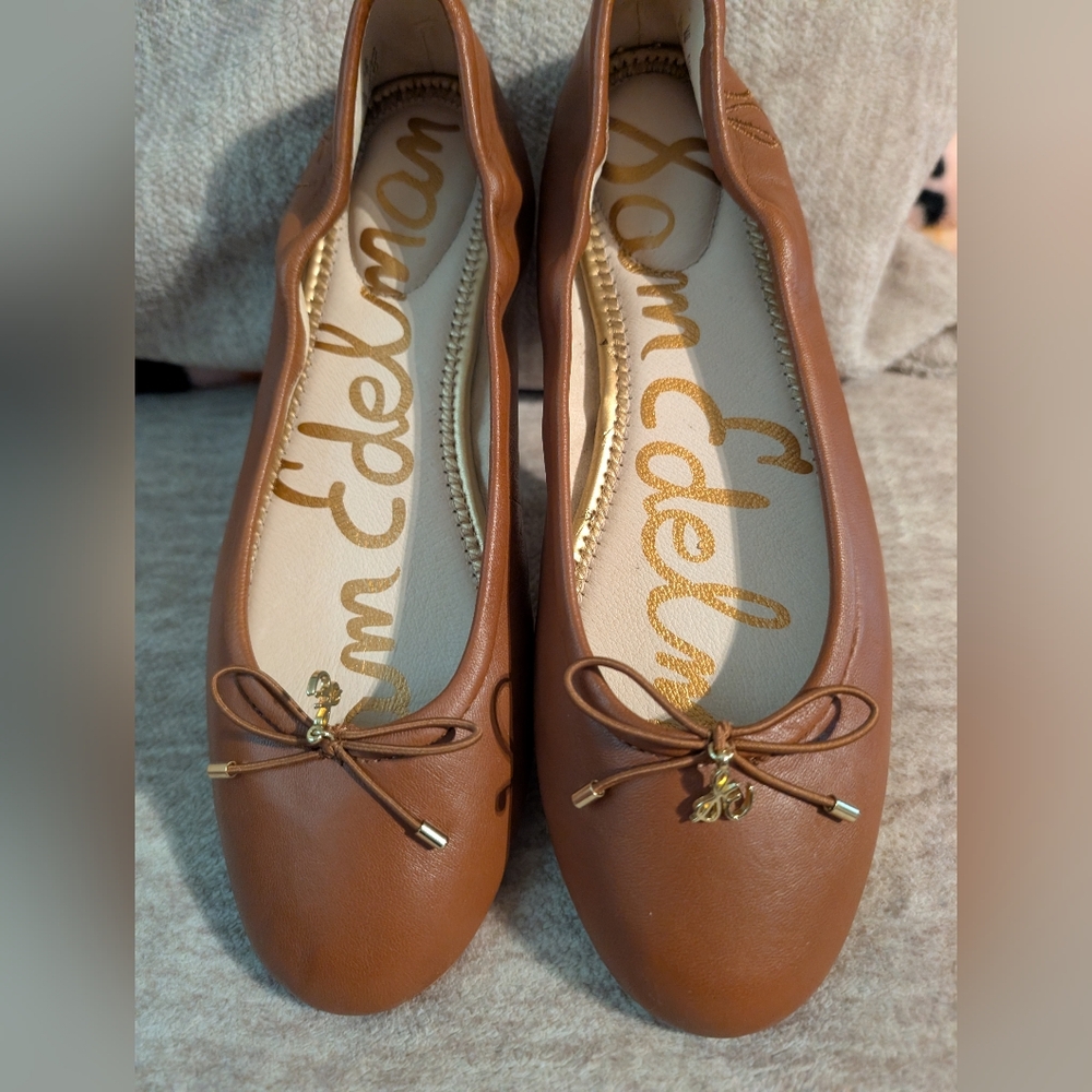 Sam Edelman Brown Ballet Flats Size 8
